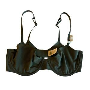 Smoothez by aerie The Balconette Mesh Bra - Olive Green 32D